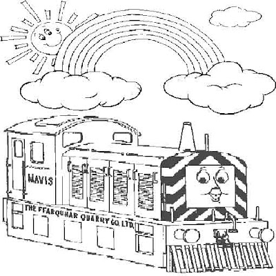 Coloring Pages Online on Tank Engine Mavis Coloring Pages Online For Kids