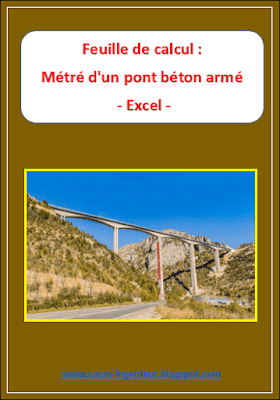 calcul métré pont