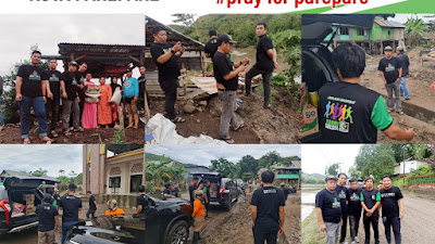 KAHMI Parepare Peduli Bantu Korban Banjir 