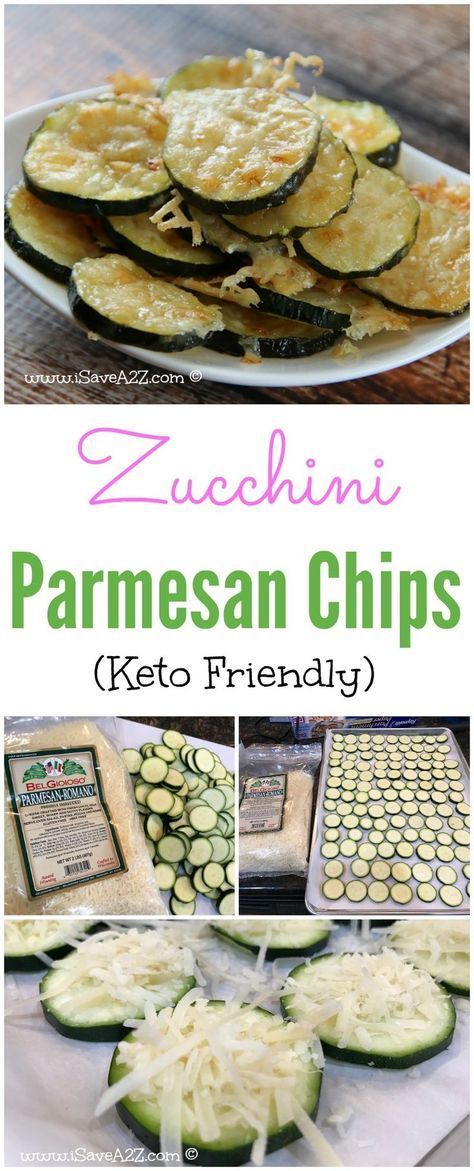 Low Carb Zucchini Parmesan Chips - Keto Friendly Recipe