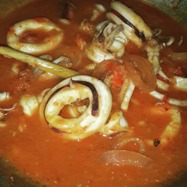 Sotong Sambal Masam Manis Berserai