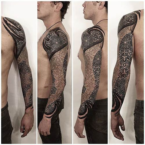 Bold Geometric Tattoos By Brandon Crone