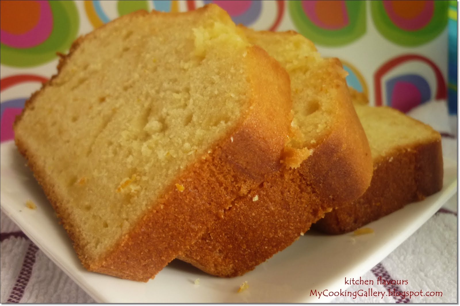 kitchen flavours: Orange Pound Cake