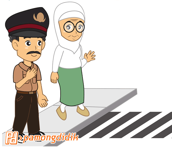 Foto Kartun Polisi Dan Guru  guru sebagai murabbi ummah 