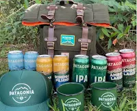 Concorra mochila e caneca da cerveja Patagônia