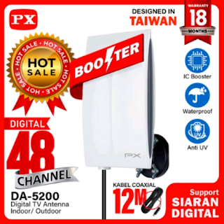 JUAL ANTENA TV DIGITAL PX DA-5200