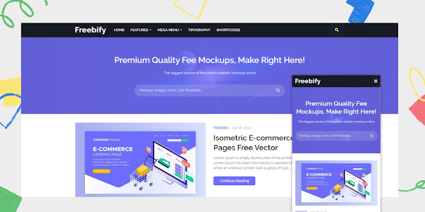 Freebify Premium Blogger Template - Freebify Theme Store Blogger Template