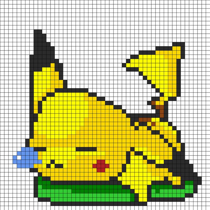 Cuadrículas Cuadrículas De Pikachu