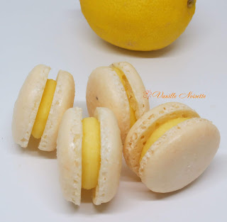 Macaron ganache citron