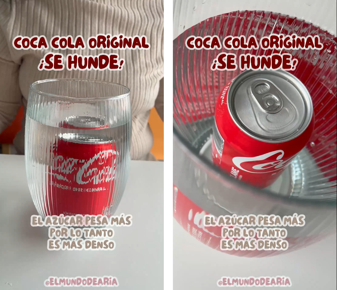 Coca Cola experimento