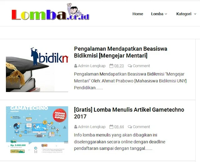 Cara Menjadi Juara Lomba Apapaun