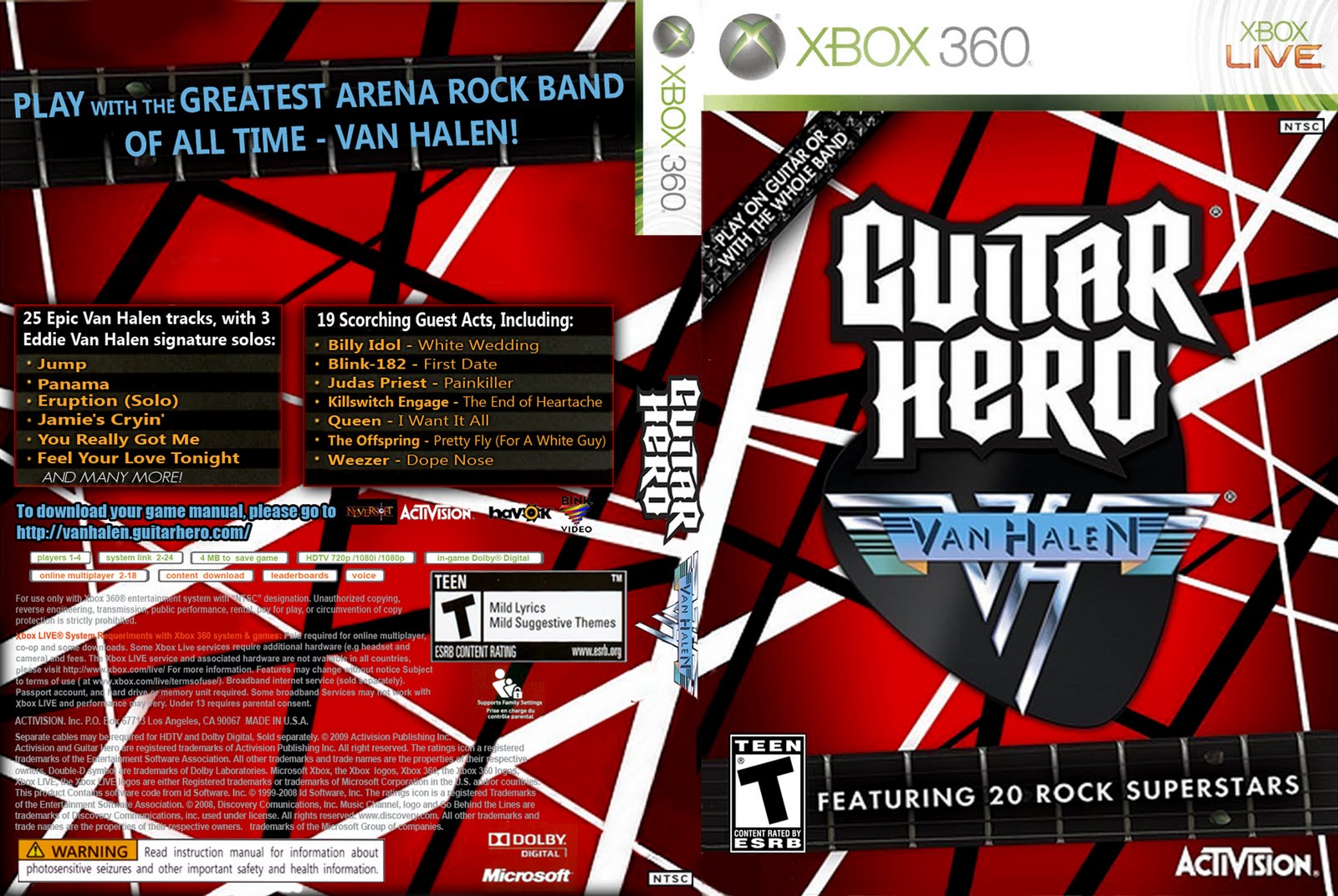 Guitar Hero: Van Halen LT - XBOX 360 ISO Download Torrent ...