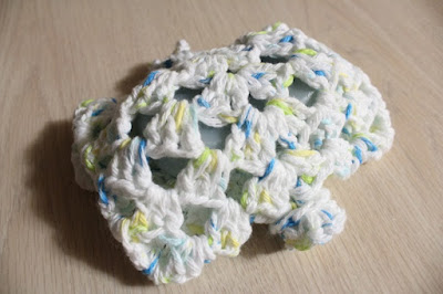 crochet, granny square, soap holder, cotton