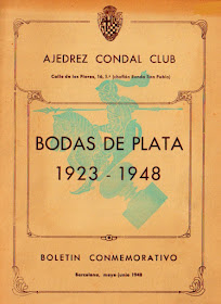 Bodas de Plata del Comtal, portada del boletín