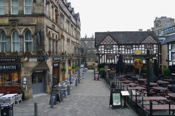 manchester central retail district the shambles