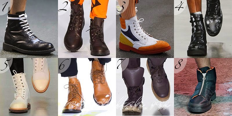 Spring 2015 Men's Boots And Shoes Fashion Trends