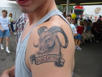 Aries Tattoos 2012 men shoulder