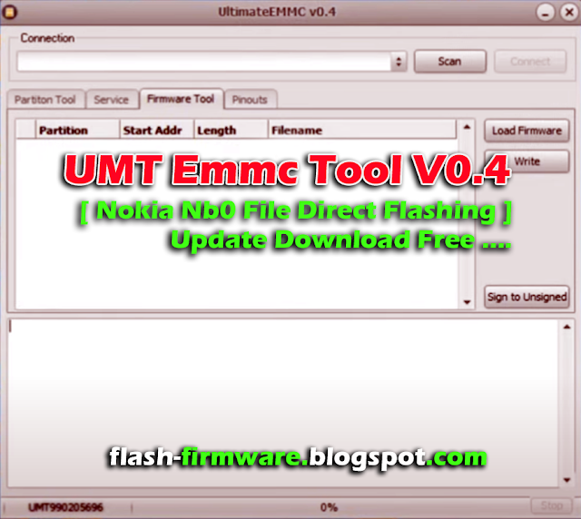 UMT Emmc Tool V0.4  Latest Free Download [ Nokia Nb0 File Direct Flashing ]