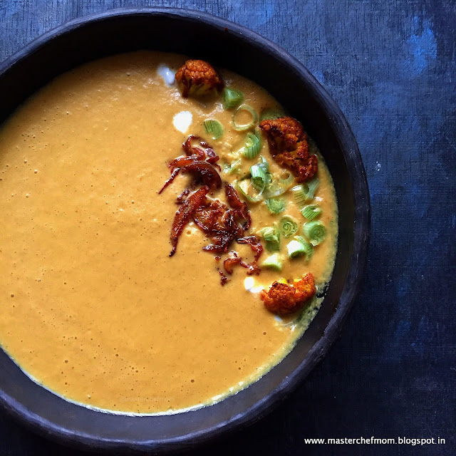 Curried Cauliflower and Turmeric Soup Recipe