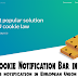 Install Cookie Notification Bar In Blogger