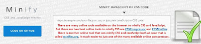 How to Minify CSS and JavaScript in Blogger Blogspot