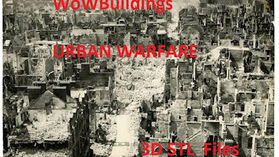 Project Update #13: Urban Warfare 3D printable STL files for World War 2, Kickstarter from WOW Buildings