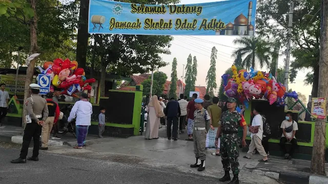 Jamaah Idul Adha Muhammadiyah Blora mendapatkan pengawalan dari Kodim Blora