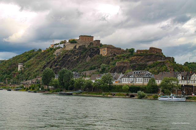Middle Rhine River Germany geology cruise trip Bacharach castles history Remagen copyright RocDocTravel.com
