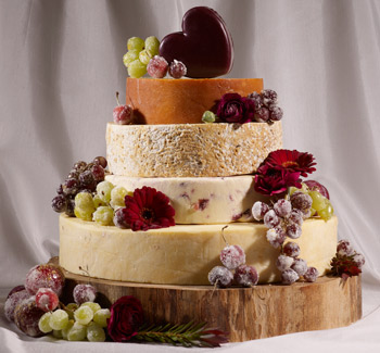 Cheese Stack Wedding Cake