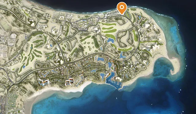 Reef town Soma Bay Hurghada Red Sea Egypt