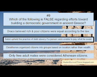 The correct answer is: Solon upheld the practice of debt slavery if a person were unable to pay what he owed.