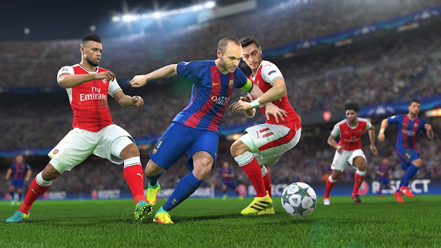 تحميل لعبة بيس 2017 كاملة مع الكراك مجانا - Download Pes 2017 With Crack رابط مباشر سريع ويدعم الاستكمال