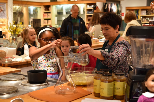 American Girl Cooking Class at Williams-Sonoma and Madeleines Recipe   via   www.productreviewmom.com