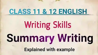 How to write summary