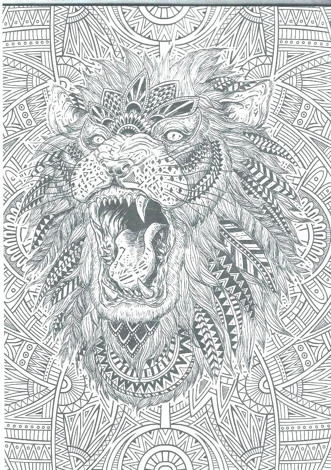 Difficult Coloring Pages For Adults