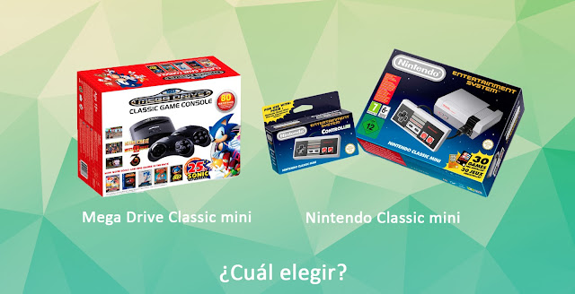 consola, videoconsola, retro, mini, classic, clasica, nueva, versión, juegos, compatibilidad, precio, mando, controles, salidas, hdmi, audio, video, cuántos juegos, preinstalados, televisor, cuál es mejor, sonic, nintendo, nes, sega, sony, mega, mega drive, drive, moda, infancia, controller, Wii, Wii u, gráficos, 8 bits, 16 bits, bits, inalámbrico, mandos inalámbricos, cartucho, ventajas, desventajas, cuál elegir