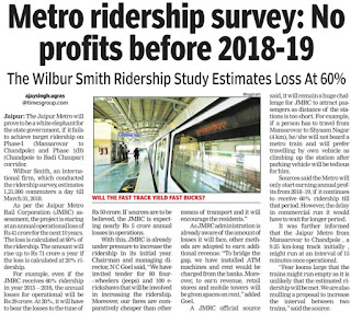 Jaipur Metro Profit Survey