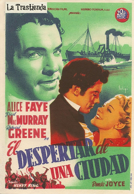 Programa de Cine - El Despertar de una Ciudad - Alice Faye - Fred MacMurray