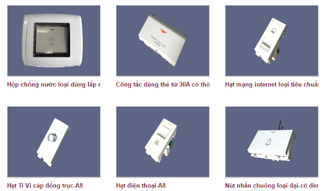 Ổ cắm - Công tắc NIVAL A8 Series