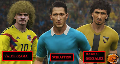 PES 2019 Classic Facepack Latin America Legends by MictlanTheGod