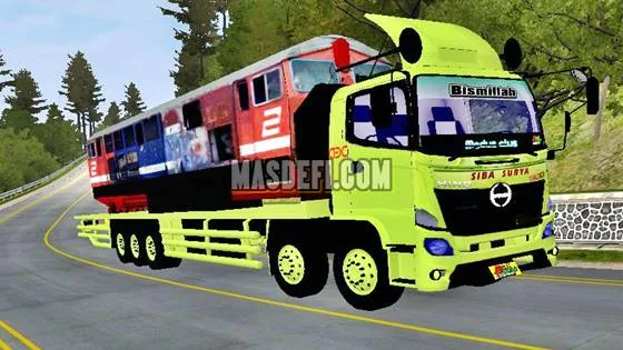 Mod Hino 500 Tribal Muatan Lokomotif