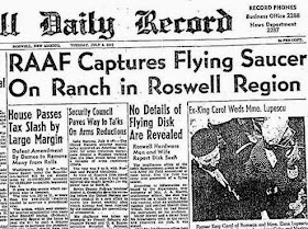 Announcement was made by the public information office at Roswell Army Air Field on Tuesday, July 8, 1947