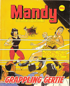 Grappling Gertie, womens wrestling comics, Mandy 133