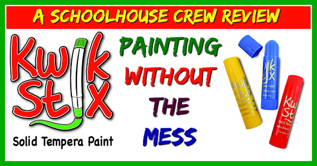 Kwik Stix, tempera paint, no mess kids art, kids art supplies