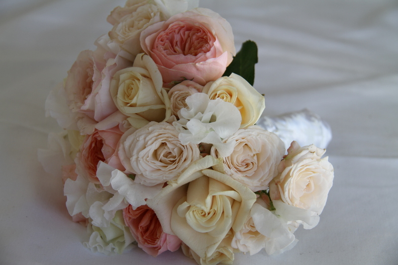 Peaches Cream Gorgeous Early Summer Wedding Bouquet