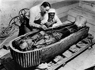 first look at King Tut's mummy and sarcophagus