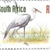 Selo da África do Sul Grou-caranculado