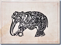 Caligraphic Elephant