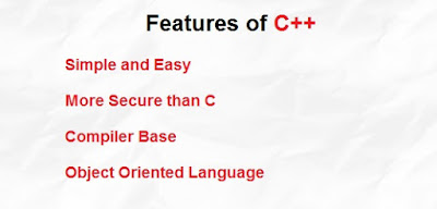 Features of C++