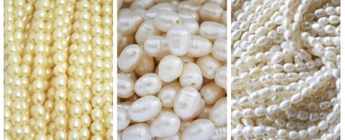 Distintos tipos de perlas.